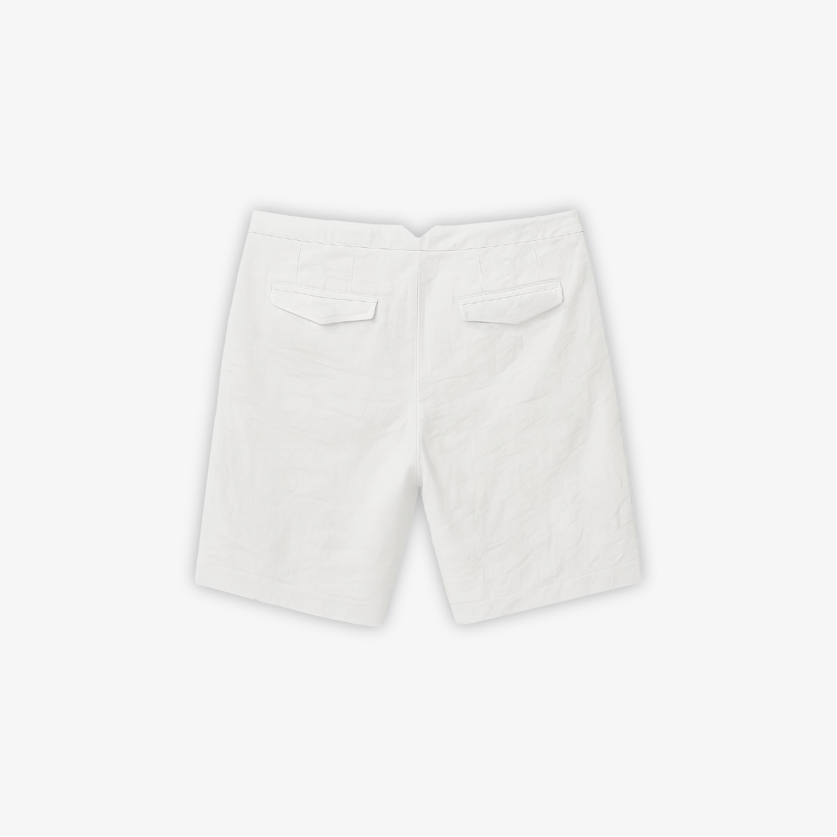 White Linen Shorts