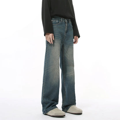 ALESSIO WASHED DENIM TROUSERS