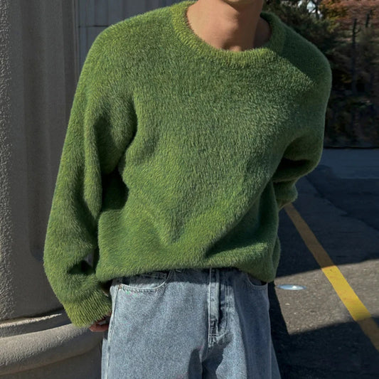 TOMMASO GREEN KNIT SWEATER