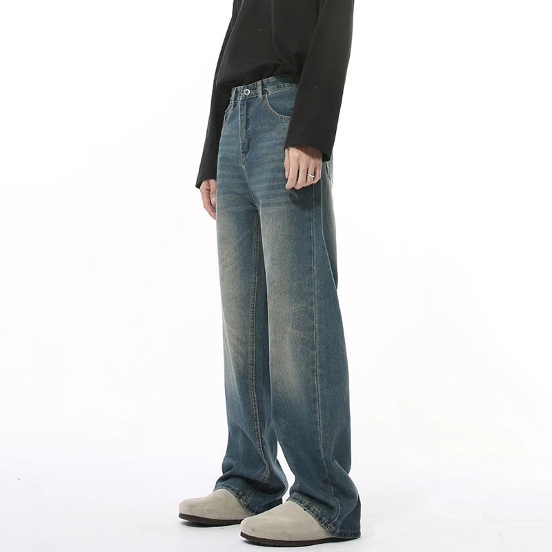 ALESSIO WASHED DENIM TROUSERS