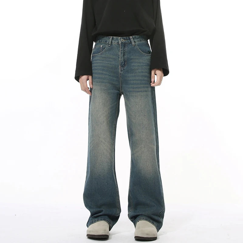 ALESSIO WASHED DENIM TROUSERS