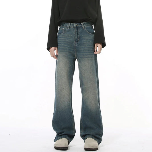 ALESSIO WASHED DENIM TROUSERS