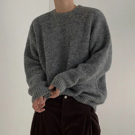 ROMANO GRAY KNIT SWEATER