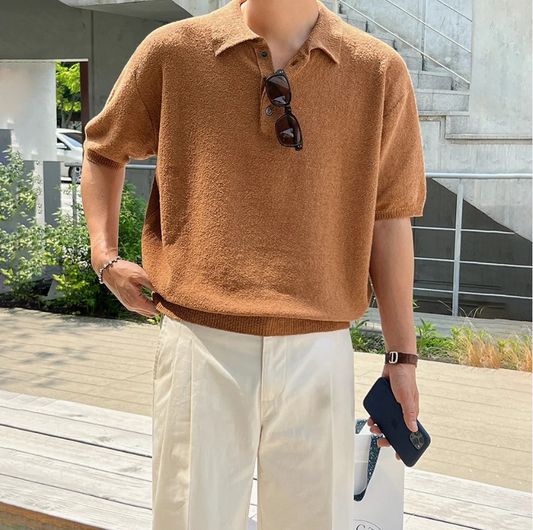 CARLO KNIT POLO SHIRT