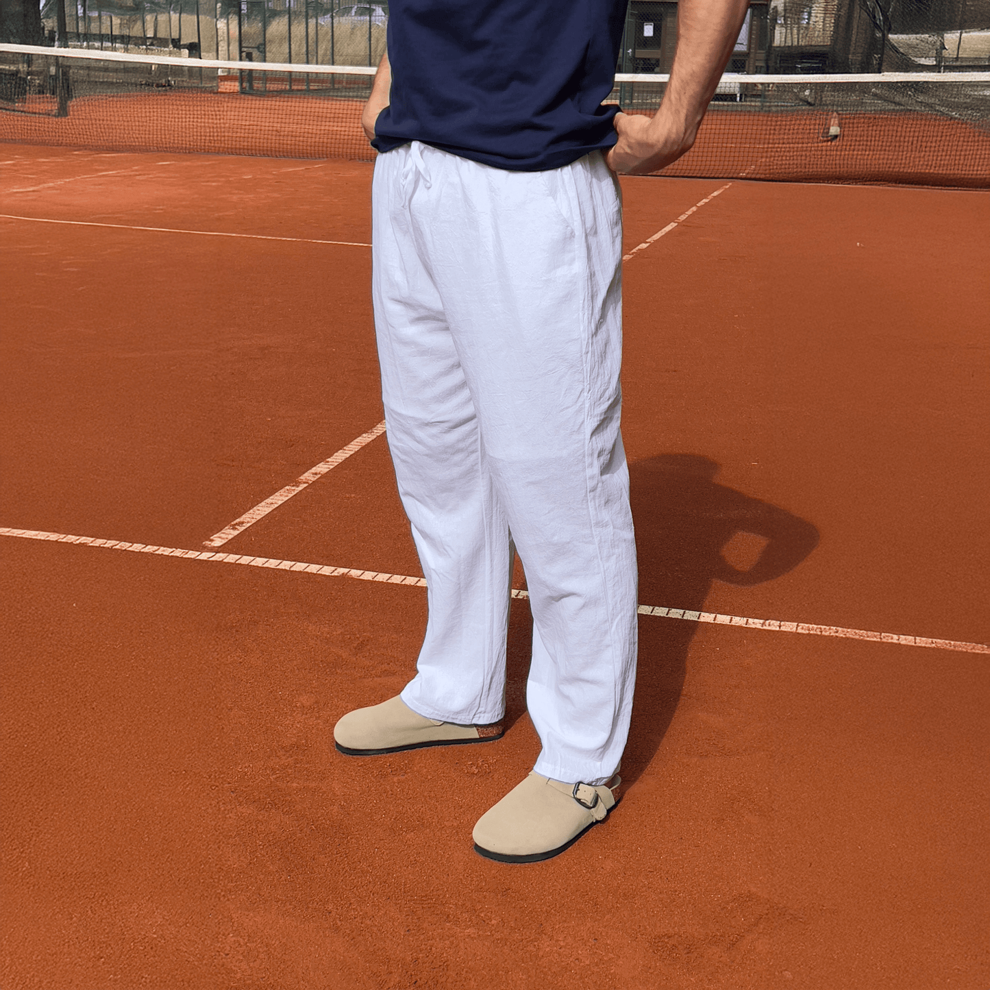 White Linen Pants