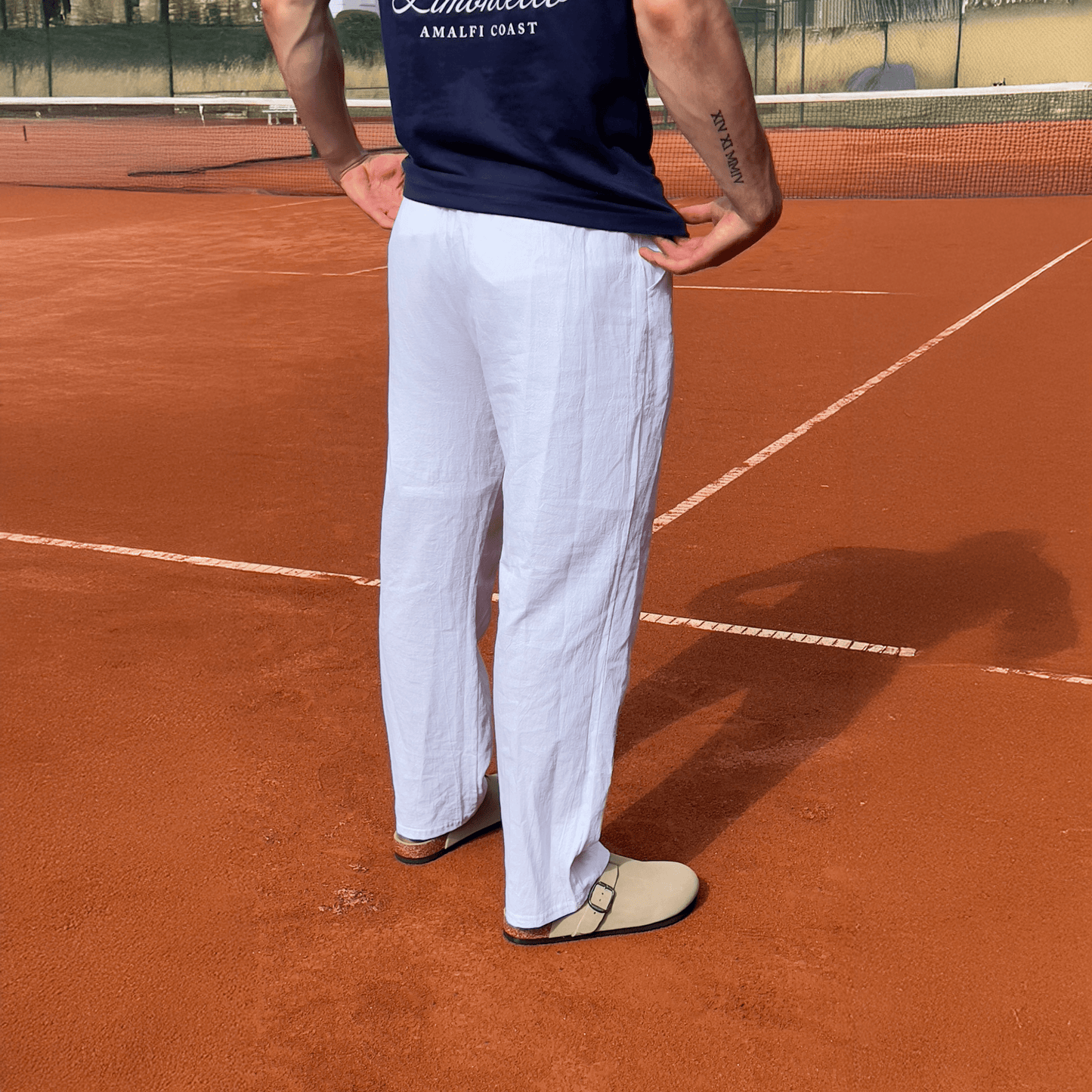 White Linen Pants